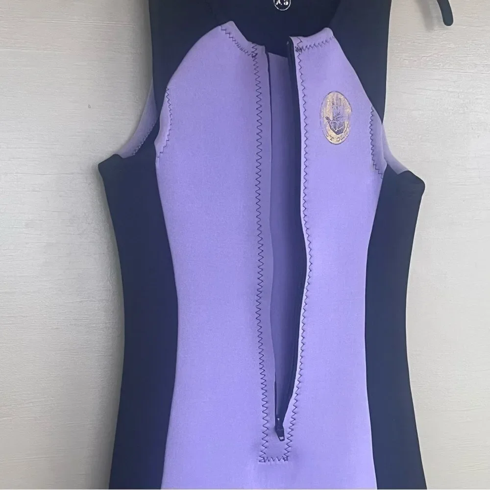Body Glove 1/2 Wet Suit Purple Black XS - Picture 5 of 7